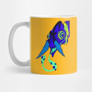 Blue Chameleon Mug